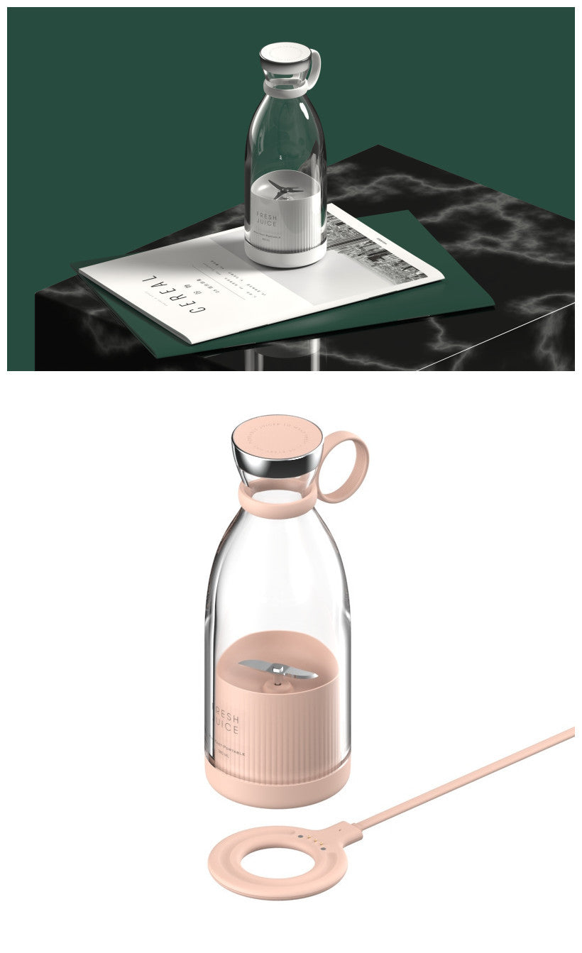 350ML Electric Juicer Blender Mixer USB Rechargeable Machine Household Portable Blender Maker Cup Kitchen Tool Kit - NOMAN STORE LLC