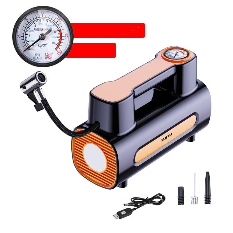 Tire Inflator 12V DC Portable Compressor Electric DC Auto Tire Pumps For Car Tires - NOMAN STORE LLC