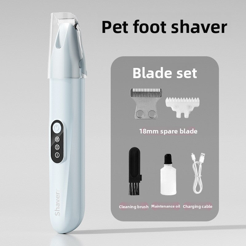 Rechargeable Pet Grooming Trimmer with Wide Blade