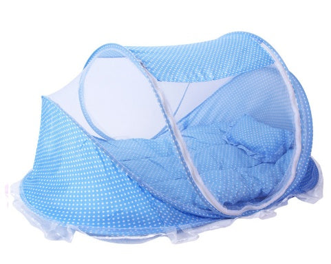 Foldable  Baby Bed Net With Pillow Net 2pieces Set - NOMAN STORE LLC