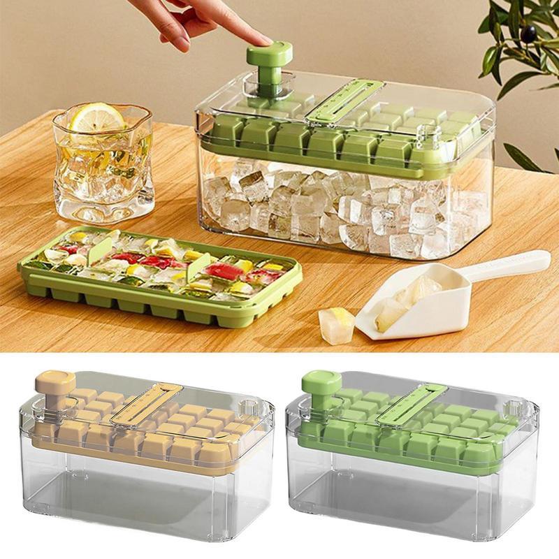 28 56 Grids Reusable Ice Mold Ice Cubes Tray DIY Moulds Ice Cubes Maker Release Homemade Ice Cubes Tray Mold Home Ice Making Tool - NOMAN STORE LLC