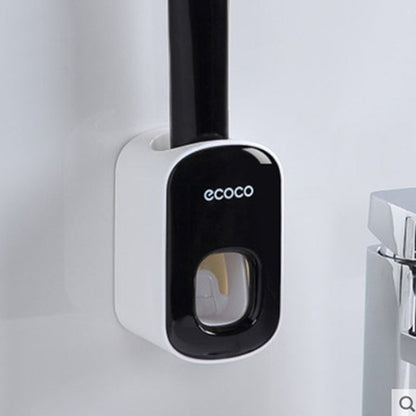 Wall Mounted Automatic Toothpaste Holder Bathroom Accessories Set Dispenser - NOMAN STORE LLC