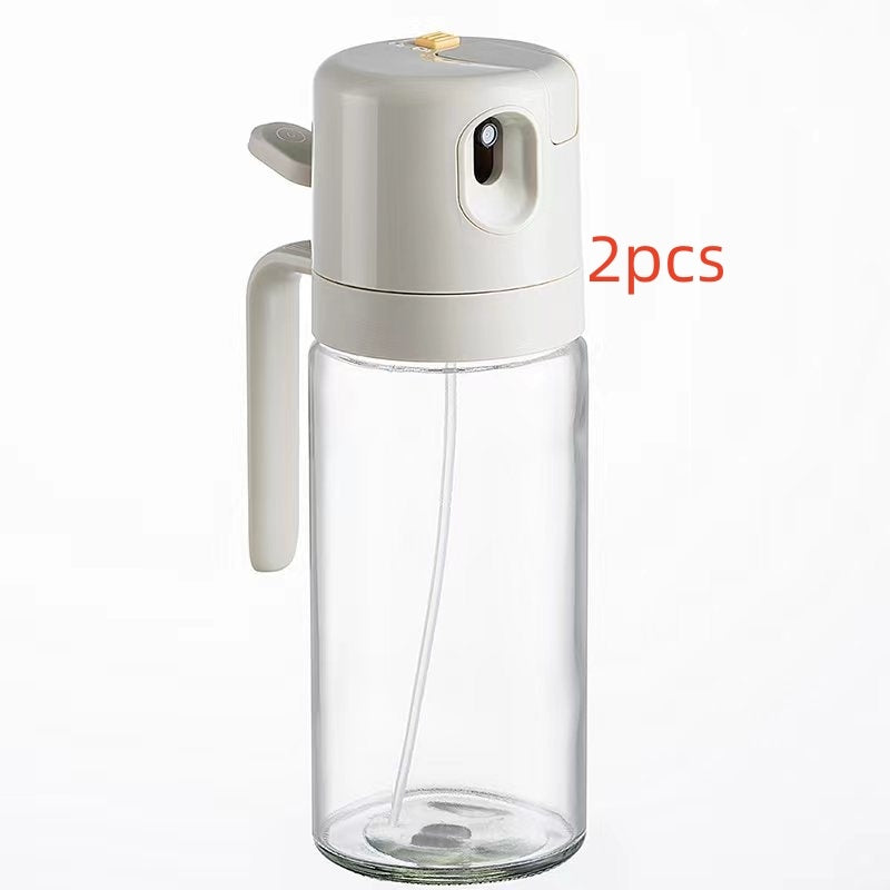 2 In 1 Oil Sprayer Bottle BBQ Cooking Oil Dispenser Olive Oil Pourers Sprayer Kitchen Baking Oil Mister Vinegar Bottle - NOMAN STORE LLC
