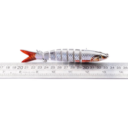 Pike Fishing Lures Artificial Multi Jointed Sections Hard Bait Trolling Pike Carp Fishing Tools - NOMAN STORE LLC