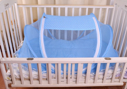 Foldable  Baby Bed Net With Pillow Net 2pieces Set - NOMAN STORE LLC