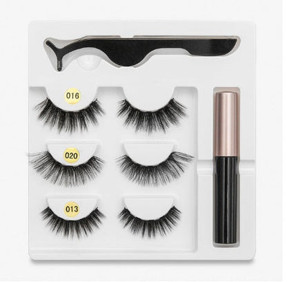 A Pair Of False Eyelashes With Magnets In Fashion - NOMAN STORE LLC