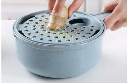 8 In 1 Mandoline Slicer Vegetable Slicer Potato Peeler Carrot Onion Grater With Strainer Vegetable Cutter Kitchen Accessories - NOMAN STORE LLC