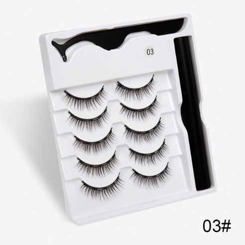 A Pair Of False Eyelashes With Magnets In Fashion - NOMAN STORE LLC