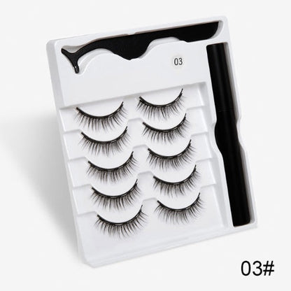 A Pair Of False Eyelashes With Magnets In Fashion - NOMAN STORE LLC