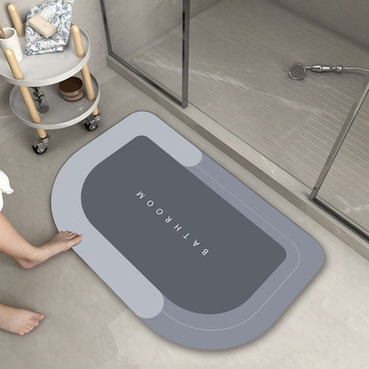 Cushion Cushion Bathroom Sliding  Door  Floor  Bathroom Foot Mat - NOMAN STORE LLC