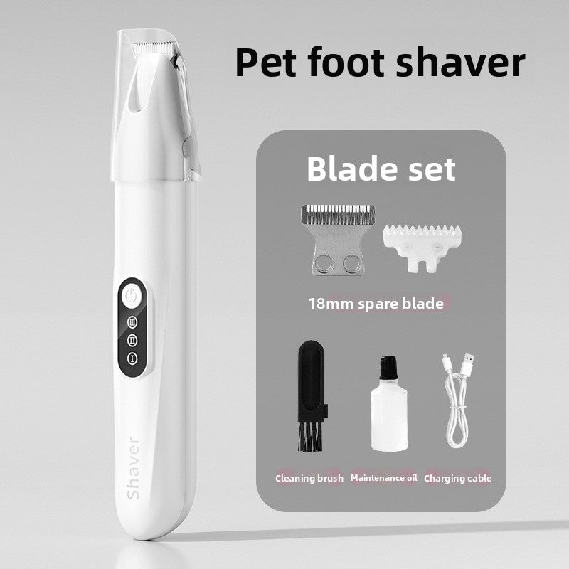 Rechargeable Pet Grooming Trimmer with Wide Blade