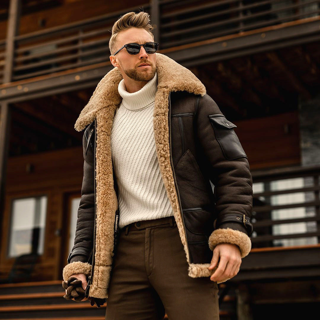 Winter Jacket Mens Military Fleece Warm Jackets Male Fur Collar Coats Army Tactical Jacket - NOMAN STORE LLC