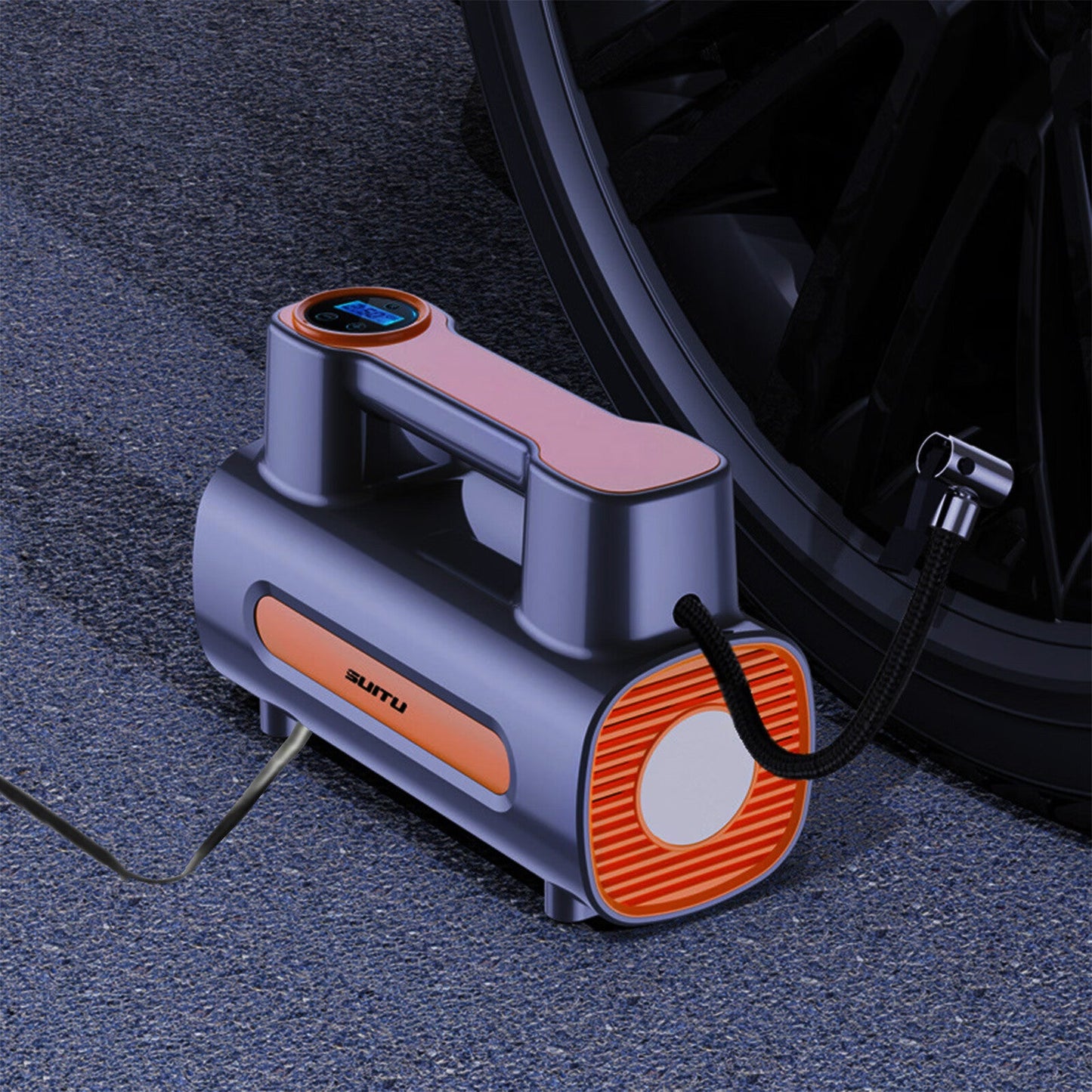 Tire Inflator 12V DC Portable Compressor Electric DC Auto Tire Pumps For Car Tires - NOMAN STORE LLC