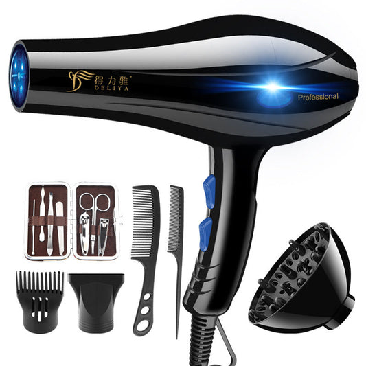 Home Hairdressing High-Power Blue Light Negative Ion Hair Dryer - NOMAN STORE LLC