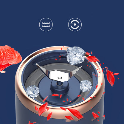 6blade Portable Blender Mini Juicer Cup Extractor Smoothie USB Charging Fruit Squeezer Blender Food Mixer Ice Crusher Portable Juicer Machine - NOMAN STORE LLC