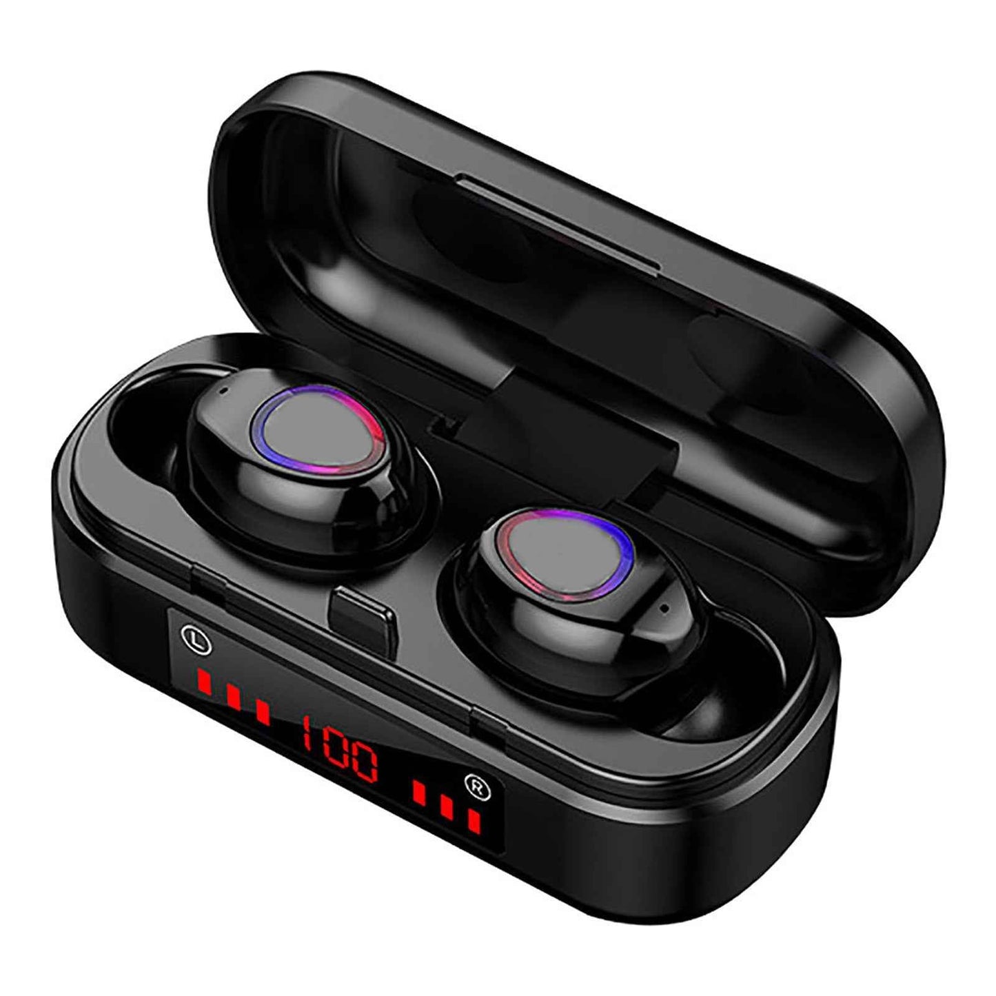Wireless Bluetooth Touch Headset Mini Binaural Cross Border Tws Battery Display 5.0 - NOMAN STORE LLC
