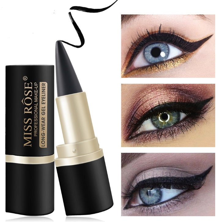Waterproof Black Eyeliner Liquid Eye Liner Pen Pencil Gel Beauty Makeup Cosmetic Eyelashes Waterproof Eye Liner Makeup Tool - NOMAN STORE LLC