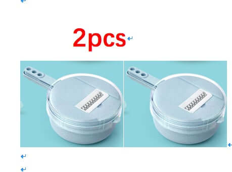 8 In 1 Mandoline Slicer Vegetable Slicer Potato Peeler Carrot Onion Grater With Strainer Vegetable Cutter Kitchen Accessories - NOMAN STORE LLC