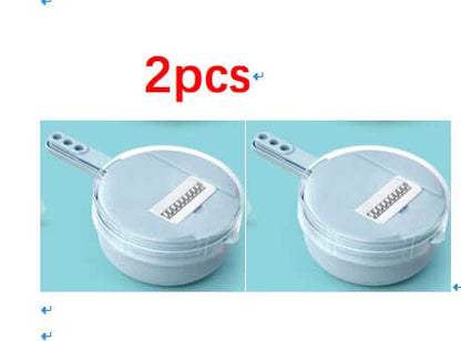 8 In 1 Mandoline Slicer Vegetable Slicer Potato Peeler Carrot Onion Grater With Strainer Vegetable Cutter Kitchen Accessories - NOMAN STORE LLC