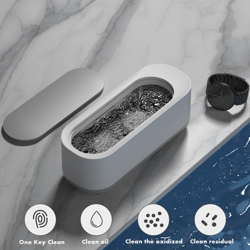 Ultrasonic Cleaning Machine High Frequency Vibration Wash Cleaner Washing Jewelry Glasses Watch Ring Dentures Cleaner - NOMAN STORE LLC
