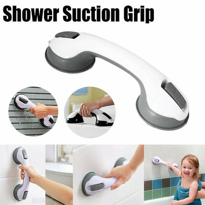 Power Shower Grip Handle Bathroom Suction Grab Bar Safety Rail Tub Bath Vacuum - NOMAN STORE LLC
