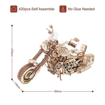 420 Piece Building Block Kit For DIY Wooden Models For Children - NOMAN STORE LLC