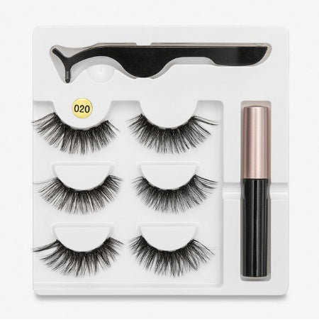A Pair Of False Eyelashes With Magnets In Fashion - NOMAN STORE LLC