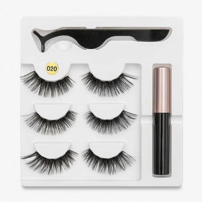 A Pair Of False Eyelashes With Magnets In Fashion - NOMAN STORE LLC