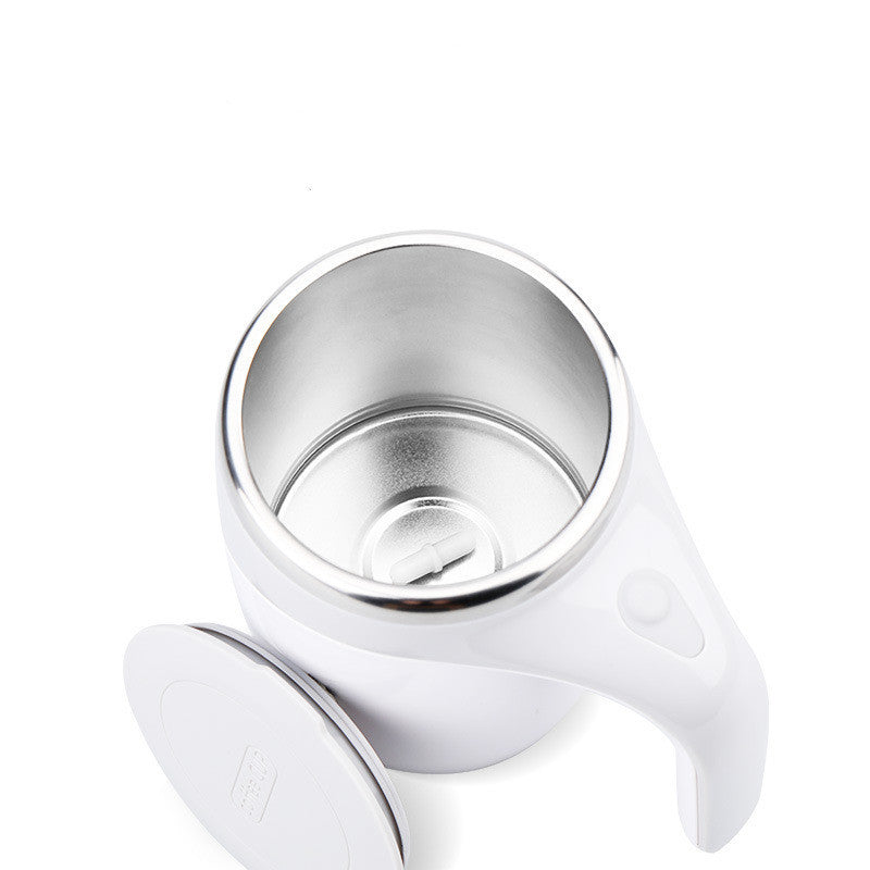 Rechargeable Model Automatic Stirring Cup Coffee Cup High Value Electric Stirring Cup Lazy Milkshake Rotating Magnetic Water Cup - NOMAN STORE LLC