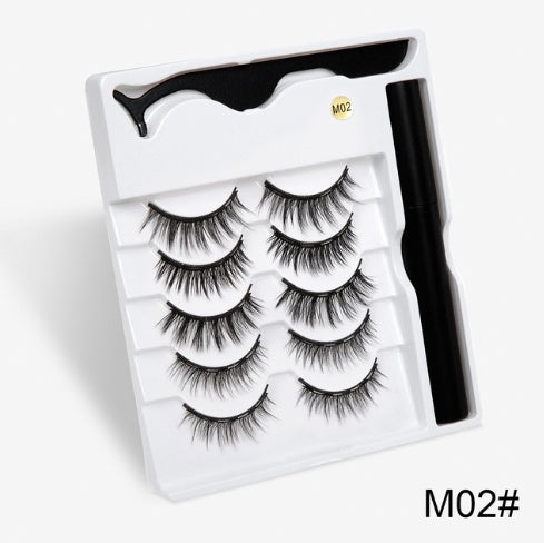 A Pair Of False Eyelashes With Magnets In Fashion - NOMAN STORE LLC