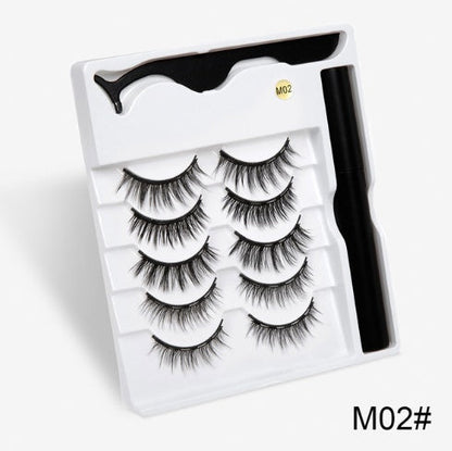 A Pair Of False Eyelashes With Magnets In Fashion - NOMAN STORE LLC