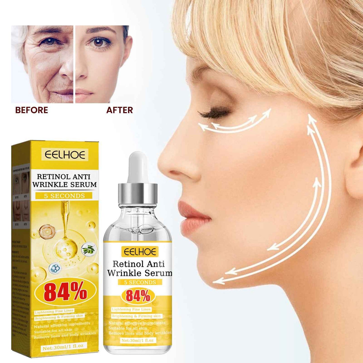 Facial Skin, Lightens Wrinkles, Decreases Wrinkles, Anti Aging Skin Care - NOMAN STORE LLC