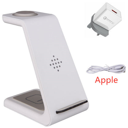 3 In 1 Fast Charging Station Wireless Charger Stand Wireless Quick Charge Dock For Phone Holder 2389148565258