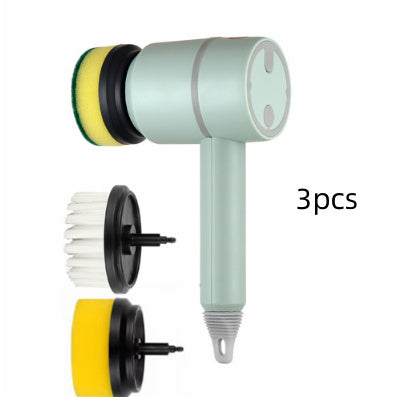 Electric Cleaning Brush Dishwashing Brush Automatic Wireless USB Rechargeable Professional Kitchen Bathtub Tile Cleaning Brushes - NOMAN STORE LLC