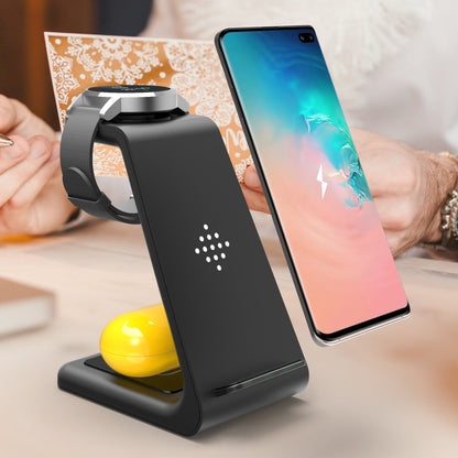 3 In 1 Fast Charging Station Wireless Charger Stand Wireless Quick Charge Dock For Phone Holder - NOMAN STORE LLC