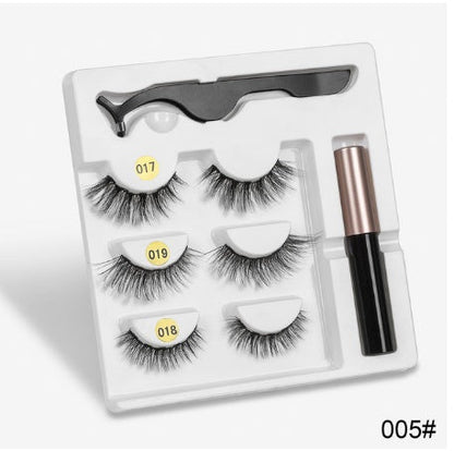A Pair Of False Eyelashes With Magnets In Fashion - NOMAN STORE LLC