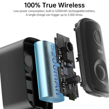 Low Power Security Camera CL30 Outdoor Security Cameras Motion Detected Easy To Set Up Wireless Battery Camera With Solar Panel - NOMAN STORE LLC