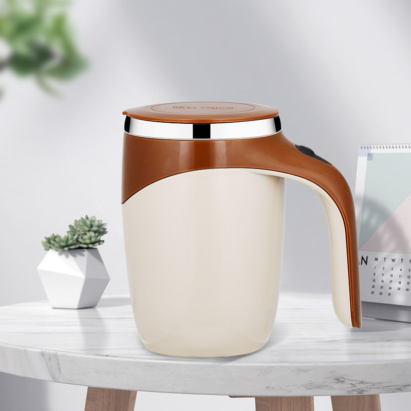 Rechargeable Model Automatic Stirring Cup Coffee Cup High Value Electric Stirring Cup Lazy Milkshake Rotating Magnetic Water Cup - NOMAN STORE LLC