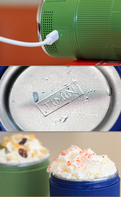 New Portable Fast Cooling Cup Mini Refrigerator USB Quick Freezing Outdoor Sports Cold Kettle Smart Car Drinks Cooler Water Cup - NOMAN STORE LLC