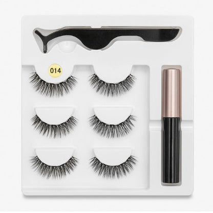 A Pair Of False Eyelashes With Magnets In Fashion - NOMAN STORE LLC