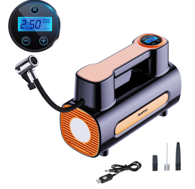 Tire Inflator 12V DC Portable Compressor Electric DC Auto Tire Pumps For Car Tires - NOMAN STORE LLC