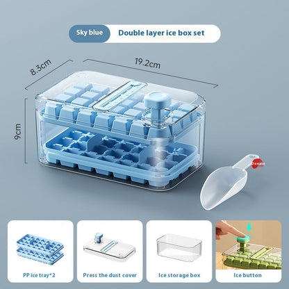 28 56 Grids Reusable Ice Mold Ice Cubes Tray DIY Moulds Ice Cubes Maker Release Homemade Ice Cubes Tray Mold Home Ice Making Tool - NOMAN STORE LLC