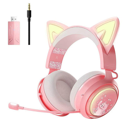 Net Red Same Style Luminous Cat Ear Headphones - NOMAN STORE LLC