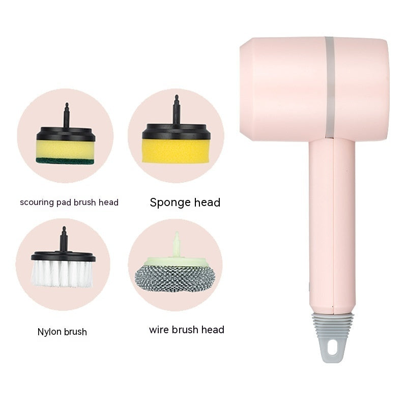 Electric Cleaning Brush Dishwashing Brush Automatic Wireless USB Rechargeable Professional Kitchen Bathtub Tile Cleaning Brushes - NOMAN STORE LLC