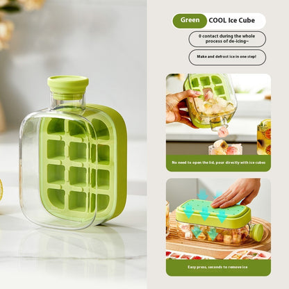 One-Click Molding Cooling Cup,Instant Ice Maker,Zero-Contact Design,Straw Included,Curling Mold,Portable & Stylish Chilled Drink - NOMAN STORE LLC