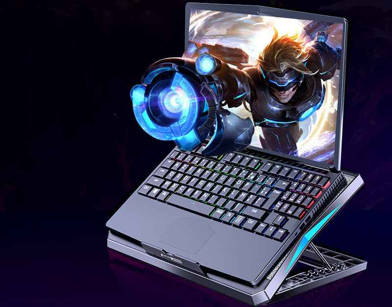 Laptop Radiator Foldable Desktop Cooling Base - NOMAN STORE LLC