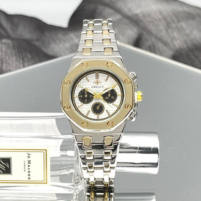 Fashion Men's And Women's Same Steel Belt Quartz With Calendar Waterproof Couple's Watch - NOMAN STORE LLC