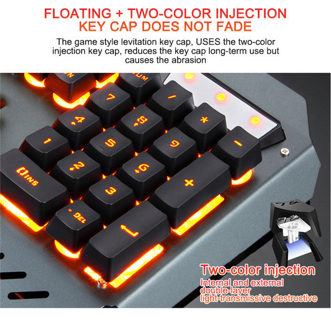 Gaming wired mechanical keyboard - NOMAN STORE LLC