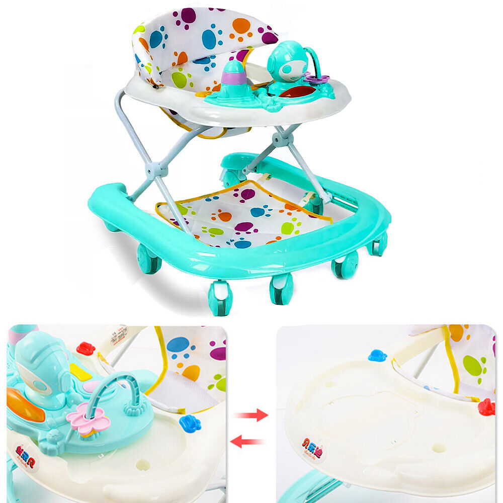 Baby Walker Bouncer First Steps Push Along Activity Music Ride On Car Melody UK - NOMAN STORE LLC