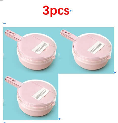 8 In 1 Mandoline Slicer Vegetable Slicer Potato Peeler Carrot Onion Grater With Strainer Vegetable Cutter Kitchen Accessories - NOMAN STORE LLC